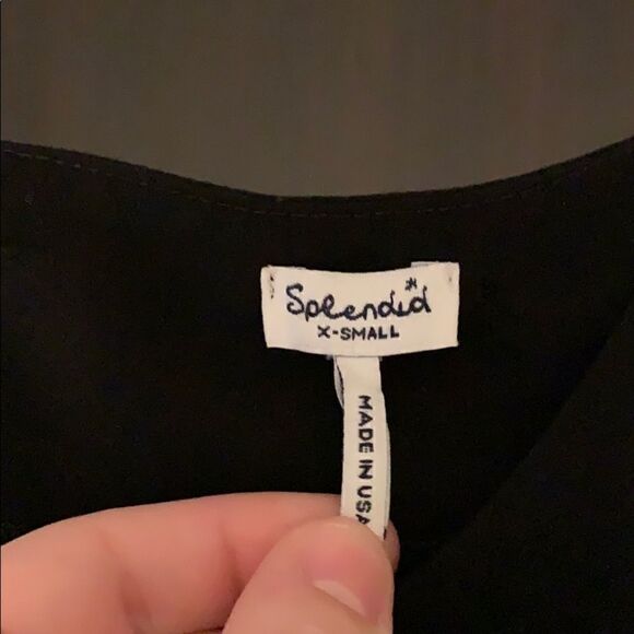 Splendid Black Long-sleeve dress size XS - Picture 2 of 3